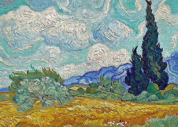 Quebra-Cabeças Van Gogh Campo de Trigo - 422 Peças