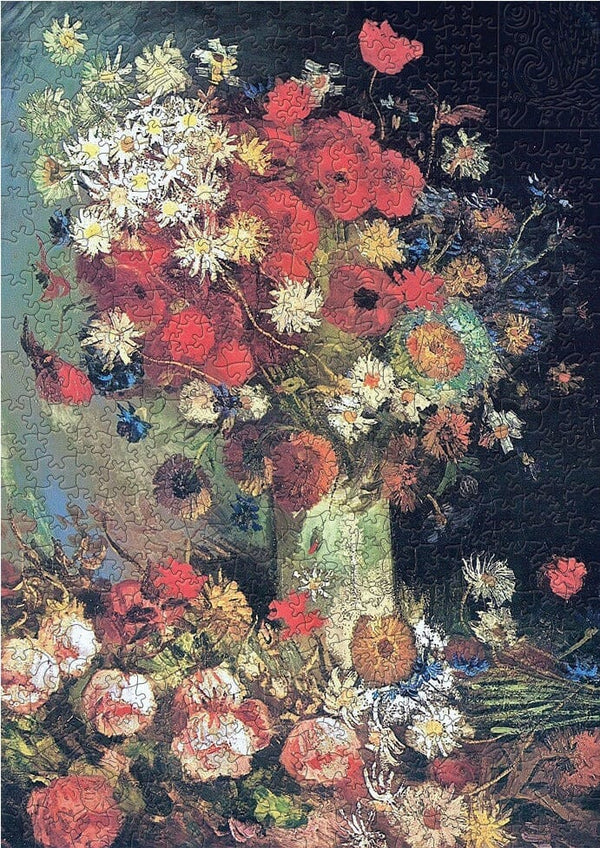 Quebra-Cabeças Van Gogh Vaso de Flores - 422 Peças